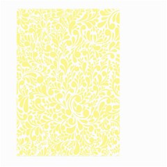 Yellow Pattern Large Garden Flag (two Sides) by Valentinaart