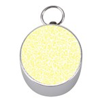 Yellow pattern Mini Silver Compasses Front