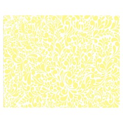 Yellow Pattern Double Sided Flano Blanket (medium)  by Valentinaart