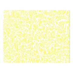 Yellow Pattern Double Sided Flano Blanket (large)  by Valentinaart