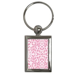 Leopard Pink Pattern Key Chains (rectangle)  by Valentinaart