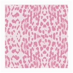 Leopard pink pattern Medium Glasses Cloth Front