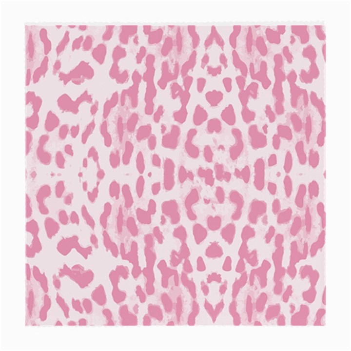 Leopard pink pattern Medium Glasses Cloth