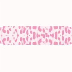 Leopard Pink Pattern Large Bar Mats by Valentinaart