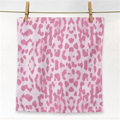 Leopard Pink Pattern Face Towel by Valentinaart