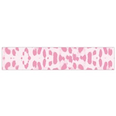 Leopard Pink Pattern Flano Scarf (small) by Valentinaart