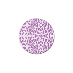 Purple Leopard Pattern Golf Ball Marker (4 Pack) by Valentinaart