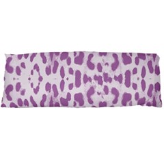 Purple Leopard Pattern Body Pillow Case Dakimakura (two Sides) by Valentinaart