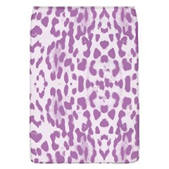 Purple Leopard Pattern Flap Covers (l)  by Valentinaart