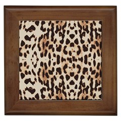 Leopard Pattern Framed Tiles by Valentinaart