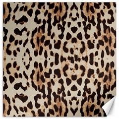 Leopard Pattern Canvas 16  X 16   by Valentinaart