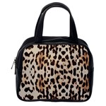 Leopard pattern Classic Handbags (One Side) Front