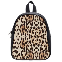 Leopard Pattern School Bags (small)  by Valentinaart