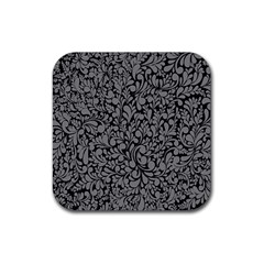 Pattern Rubber Coaster (square)  by Valentinaart