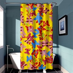 Butterflies  Shower Curtain 36  X 72  (stall)  by Valentinaart