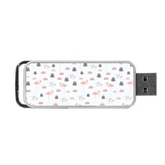 Cute Flamingos And  Leaves Pattern Portable Usb Flash (two Sides) by TastefulDesigns