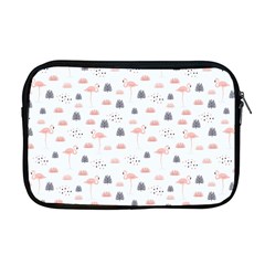 Cute Flamingos And  Leaves Pattern Apple Macbook Pro 17  Zipper Case