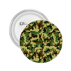 Camo Woodland 2 25  Buttons by sifis