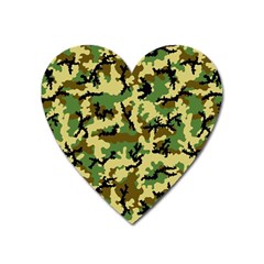 Camo Woodland Heart Magnet by sifis