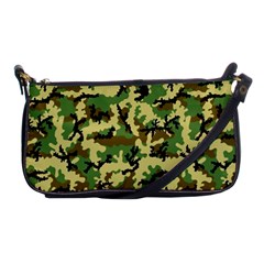 Camo Woodland Shoulder Clutch Bags by sifis