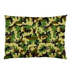 Camo Woodland Pillow Case (two Sides) by sifis