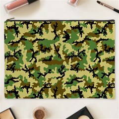 Camo Woodland Cosmetic Bag (xxxl)  by sifis