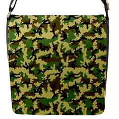 Camo Woodland Flap Messenger Bag (s) by sifis