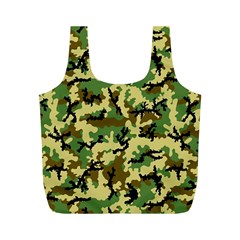 Camo Woodland Full Print Recycle Bags (m)  by sifis