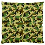 Camo Woodland Standard Flano Cushion Case (One Side) Front