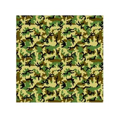 Camo Woodland Small Satin Scarf (square) by sifis