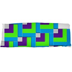 Geometric 3d Mosaic Bold Vibrant Body Pillow Case Dakimakura (two Sides) by Amaryn4rt