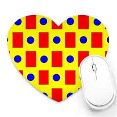 Pattern Design Backdrop Heart Mousepads by Amaryn4rt