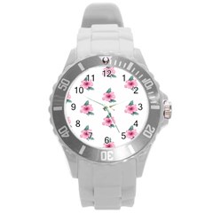 Etro Vintage Former Wallpaper Round Plastic Sport Watch (l) by Amaryn4rt