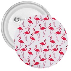 Flamingo Pattern 3  Buttons by Valentinaart