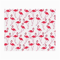 Flamingo Pattern Small Glasses Cloth by Valentinaart