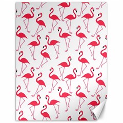 Flamingo Pattern Canvas 12  X 16   by Valentinaart