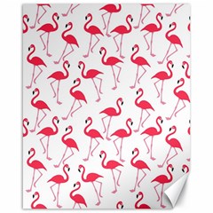 Flamingo Pattern Canvas 16  X 20   by Valentinaart