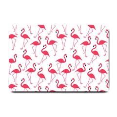 Flamingo Pattern Small Doormat  by Valentinaart