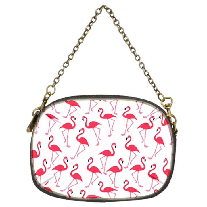 Flamingo pattern Chain Purses (Two Sides) 