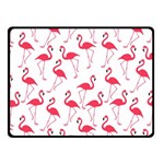 Flamingo pattern Fleece Blanket (Small) 50 x40  Blanket Front