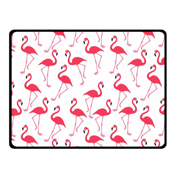 Flamingo pattern Fleece Blanket (Small)