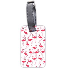 Flamingo Pattern Luggage Tags (two Sides) by Valentinaart