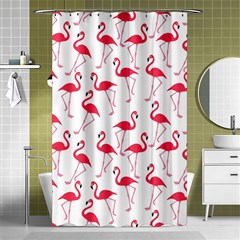 Flamingo Pattern Shower Curtain 48  X 72  (small)  by Valentinaart