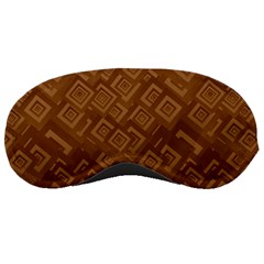 Brown Pattern Rectangle Wallpaper Sleeping Masks by Amaryn4rt