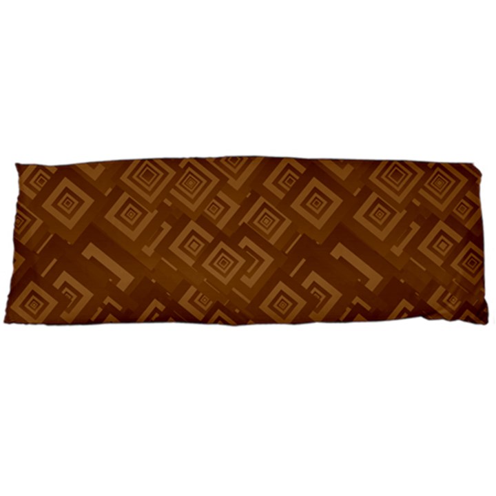 Brown Pattern Rectangle Wallpaper Body Pillow Case Dakimakura (Two Sides)