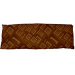 Brown Pattern Rectangle Wallpaper Body Pillow Case Dakimakura (Two Sides) Back