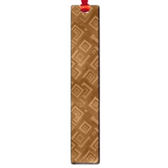 Brown Pattern Rectangle Wallpaper Large Book Marks by Amaryn4rt