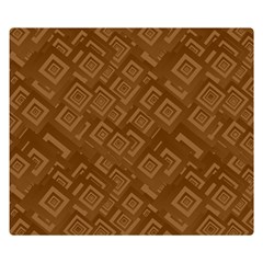 Brown Pattern Rectangle Wallpaper Double Sided Flano Blanket (small)  by Amaryn4rt