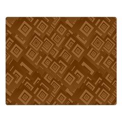 Brown Pattern Rectangle Wallpaper Double Sided Flano Blanket (large)  by Amaryn4rt