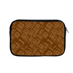 Brown Pattern Rectangle Wallpaper Apple Macbook Pro 13  Zipper Case